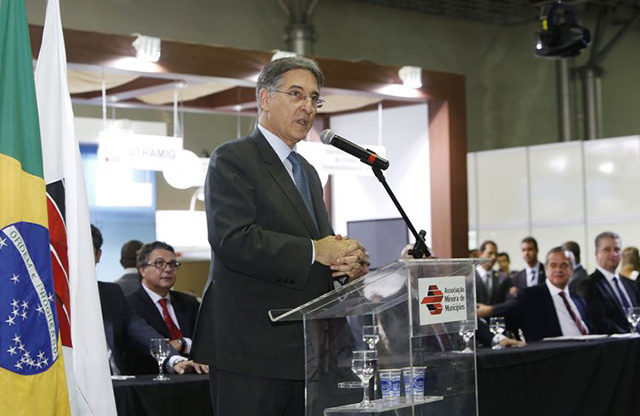 O governador Fernando Pimentel participou do 32º Congresso Mineiro de Municípios - Foto - Crédito: Manoel Marques/Imprensa MG