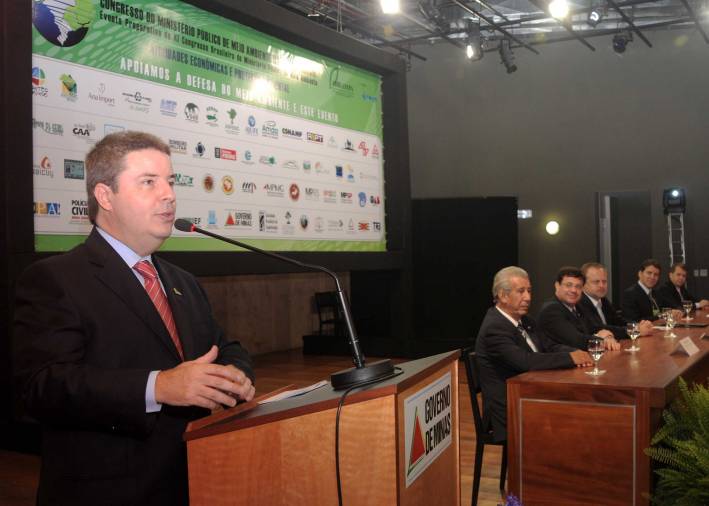 Governador participa do Congresso do Minist&eacute;rio P&uacute;blico de Meio Ambiente