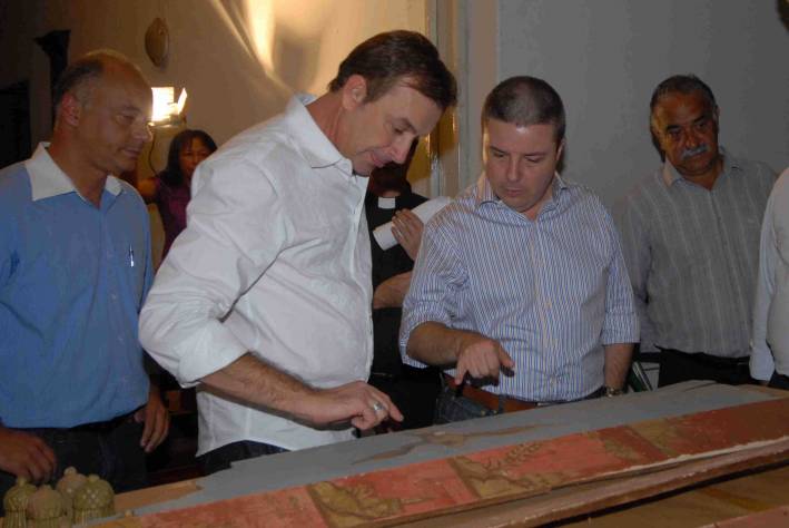 Governador visita obras de matriz e participa do dia do trabalho